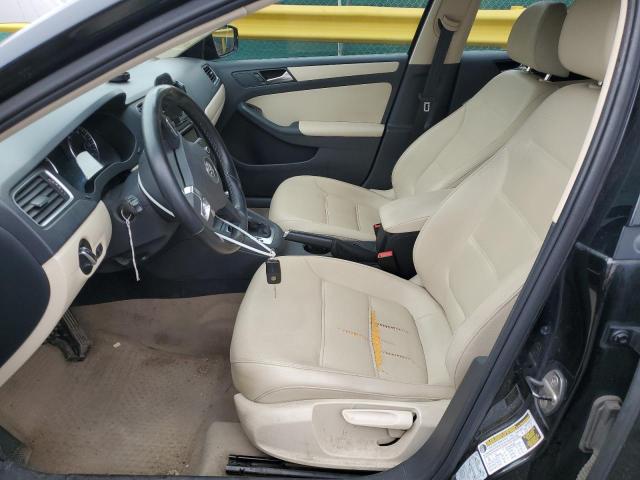 3VWDP7AJ0CM109294 - 2012 VOLKSWAGEN JETTA SE BLACK photo 7