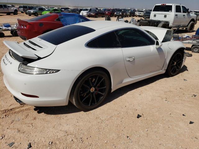 WP0AB2A96FS125508 - 2015 PORSCHE 911 CARRERA S WHITE photo 3