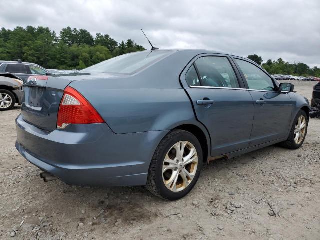 3FAHP0HA3CR159987 - 2012 FORD FUSION SE BLUE photo 3