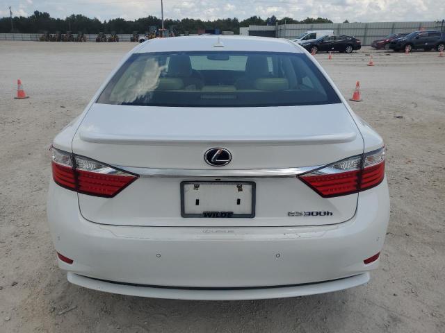 JTHBW1GG8E2058643 - 2014 LEXUS ES 300H WHITE photo 6