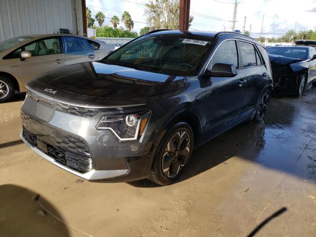 KNDCR3L1XP5028166 - 2023 KIA NIRO WIND GRAY photo 1