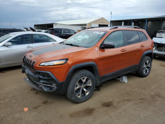 1C4PJMBS7GW227274 - 2016 JEEP CHEROKEE TRAILHAWK ORANGE photo 1