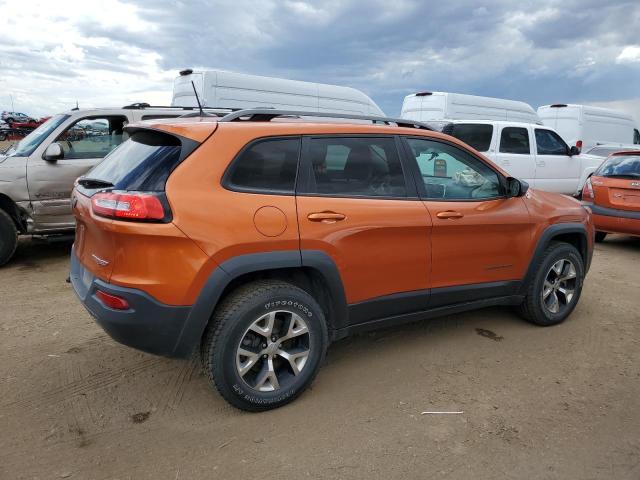 1C4PJMBS7GW227274 - 2016 JEEP CHEROKEE TRAILHAWK ORANGE photo 3