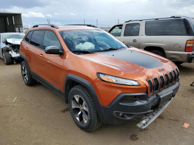 1C4PJMBS7GW227274 - 2016 JEEP CHEROKEE TRAILHAWK ORANGE photo 4