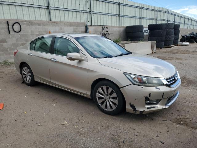 1HGCR2F87DA056806 - 2013 HONDA ACCORD EXL GOLD photo 4