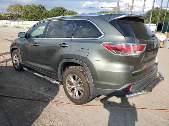 5TDJKRFH8FS139170 - 2015 TOYOTA HIGHLANDER XLE Grau Foto 2