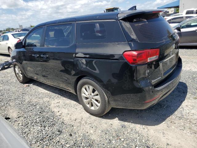 KNDMA5C18G6158707 - 2016 KIA SEDONA L BLACK photo 2