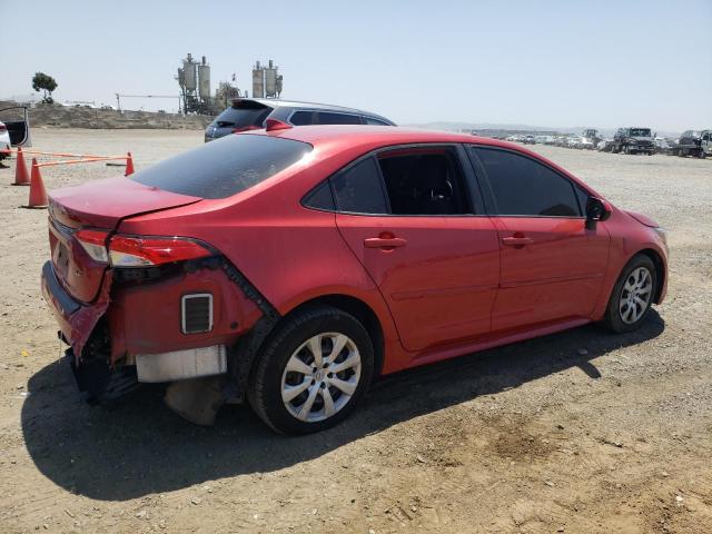 JTDEPRAE2LJ060490 - 2020 TOYOTA COROLLA LE RED photo 3