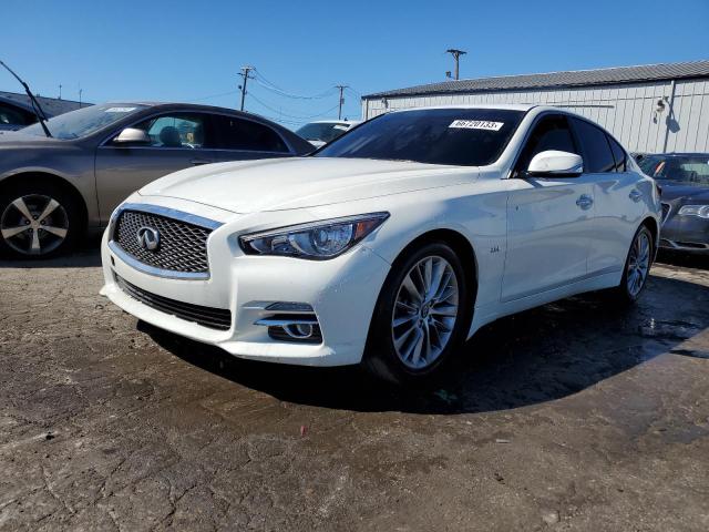 JN1EV7AP9KM514956 - 2019 INFINITI Q50 LUXE WHITE photo 1