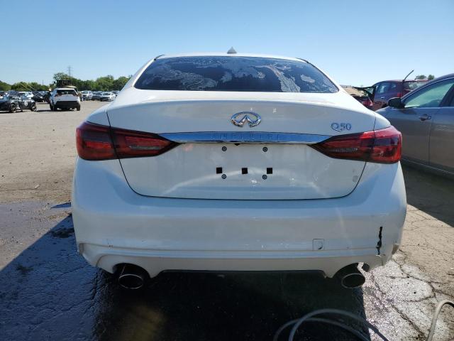 JN1EV7AP9KM514956 - 2019 INFINITI Q50 LUXE WHITE photo 6