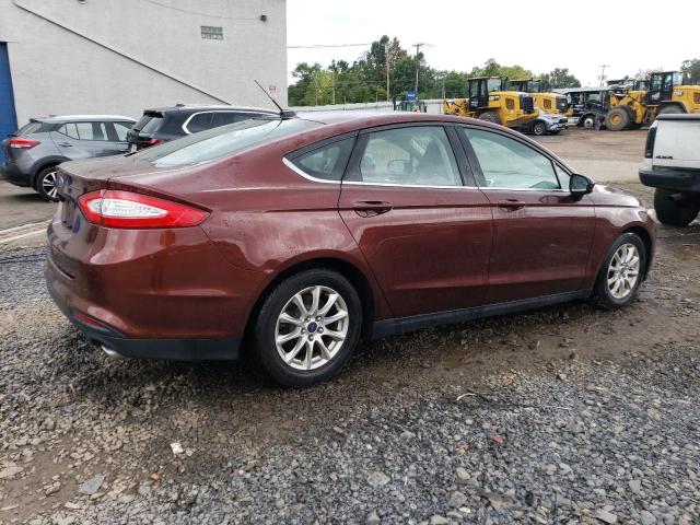 3FA6P0G70FR202652 - 2015 FORD FUSION S BURGUNDY photo 3