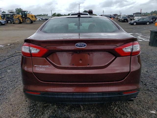 3FA6P0G70FR202652 - 2015 FORD FUSION S BURGUNDY photo 6