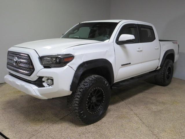 3TMCZ5AN4KM221174 - 2019 TOYOTA TACOMA DOUBLE CAB WHITE photo 2