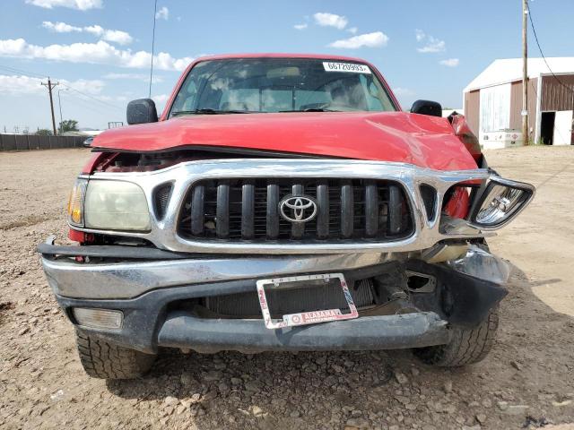 5TEGM92N54Z359320 - 2004 TOYOTA TACOMA DOUBLE CAB PRERUNNER RED photo 5
