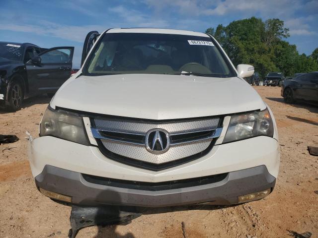 2HNYD284X9H504617 - 2009 ACURA MDX TECHNOLOGY WHITE photo 5
