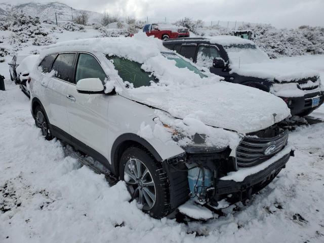 KM8SMDHF2HU212931 - 2017 HYUNDAI SANTA FE SE WHITE photo 1