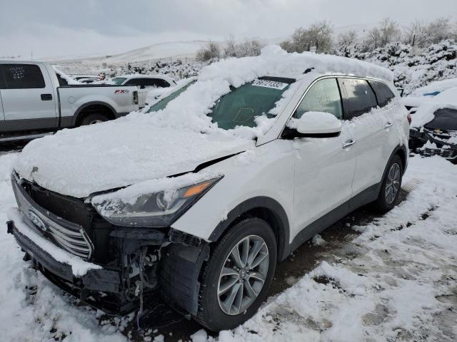 KM8SMDHF2HU212931 - 2017 HYUNDAI SANTA FE SE WHITE photo 2