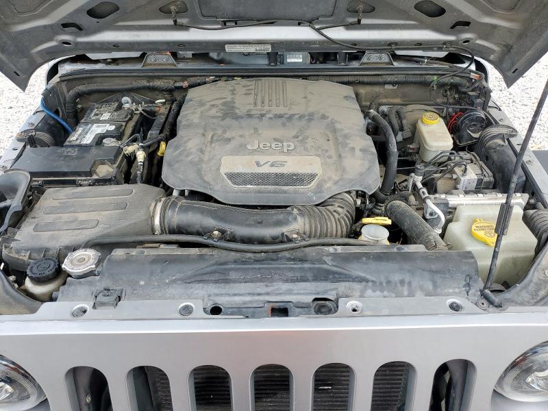 1C4BJWDG5EL104344 - 2014 JEEP WRANGLER U SPORT 银色 照片 12