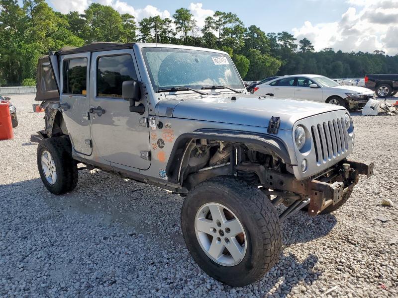 1C4BJWDG5EL104344 - 2014 JEEP WRANGLER U SPORT 银色 照片 4