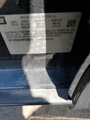 1G11C5SA7DF339574 - 2013 CHEVROLET MALIBU 1LT 石墨色 照片 12