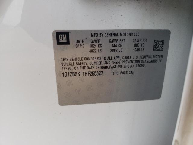 1G1ZB5ST1HF255327 - 2017 CHEVROLET MALIBU LS 白色 照片 12