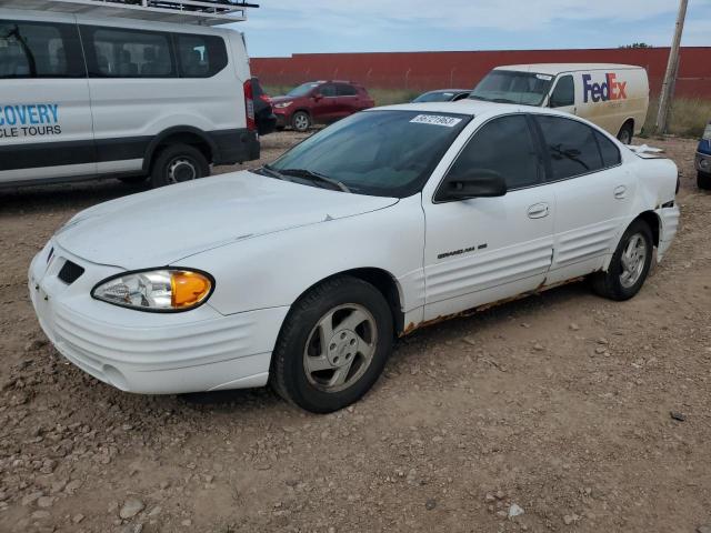 1G2NE52T3XM869761 - 1999 PONTIAC GRAND AM SE WHITE photo 1