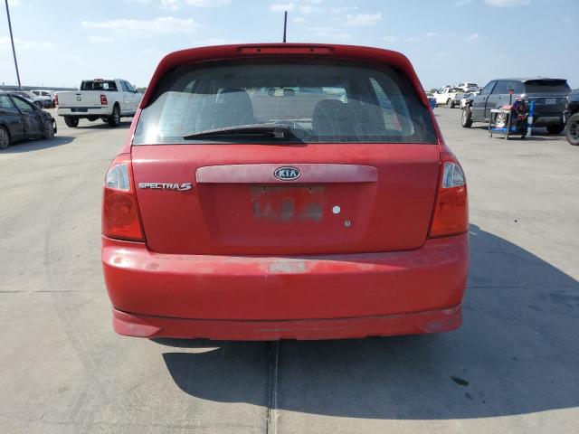 KNAFE161265363586 - 2006 KIA SPECTRA5 RED photo 6