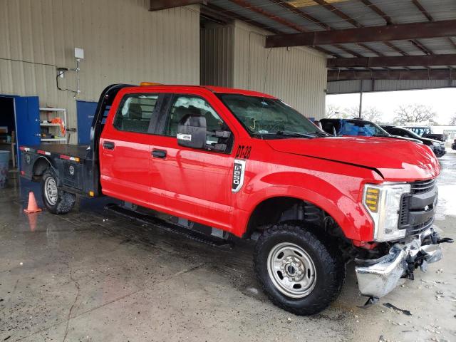 1FD7W2B60KED38851 - 2019 FORD F250 SUPER DUTY RED photo 4