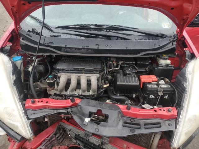JHMGE88669S047119 - 2009 HONDA FIT SPORT RED photo 11