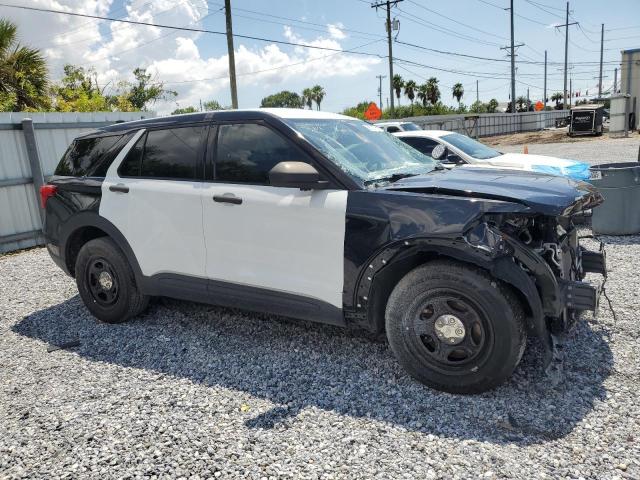 1FM5K8AB5MGA42753 - 2021 FORD EXPLORER POLICE INTERCEPTOR BLACK photo 4