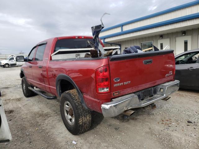 3D7KS29D26G174795 - 2006 DODGE RAM 2500 RED photo 3