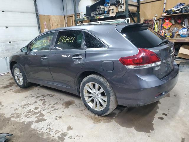 4T3ZA3BB2EU085589 - 2014 TOYOTA VENZA LE GRAY photo 2