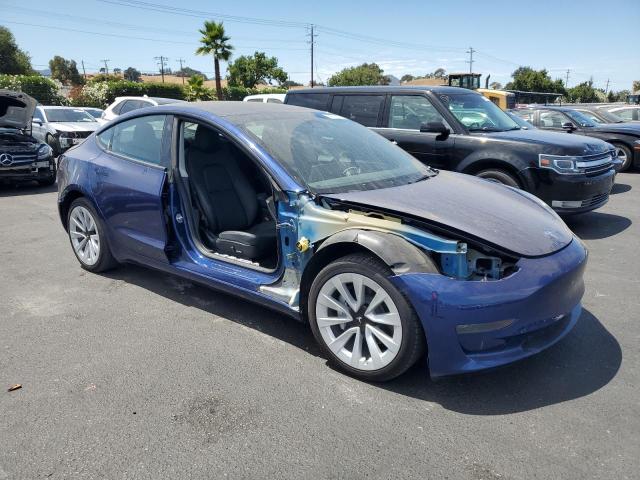 5YJ3E1EA7PF552113 - 2023 TESLA MODEL 3 Mavi foto 4