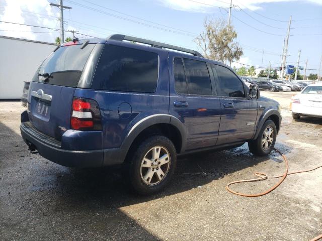 1FMEU73827UB85252 - 2007 FORD EXPLORER XLT BLUE photo 3