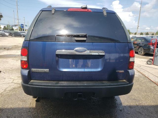 1FMEU73827UB85252 - 2007 FORD EXPLORER XLT BLUE photo 6