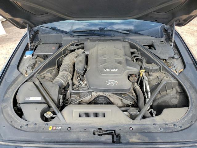 KMHGN4JE3FU031466 - 2015 HYUNDAI GENESIS 3.8L შავი ფოტო 11