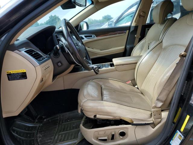 KMHGN4JE3FU031466 - 2015 HYUNDAI GENESIS 3.8L შავი ფოტო 7