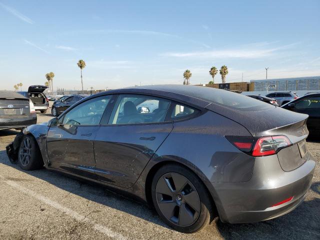 5YJ3E1EA8PF651555 - 2023 TESLA MODEL 3 ნაცრისფერი ფოტო 2