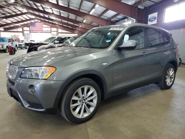 5UXWX9C53E0D25591 - 2014 BMW X3 XDRIVE28I GRAY photo 1