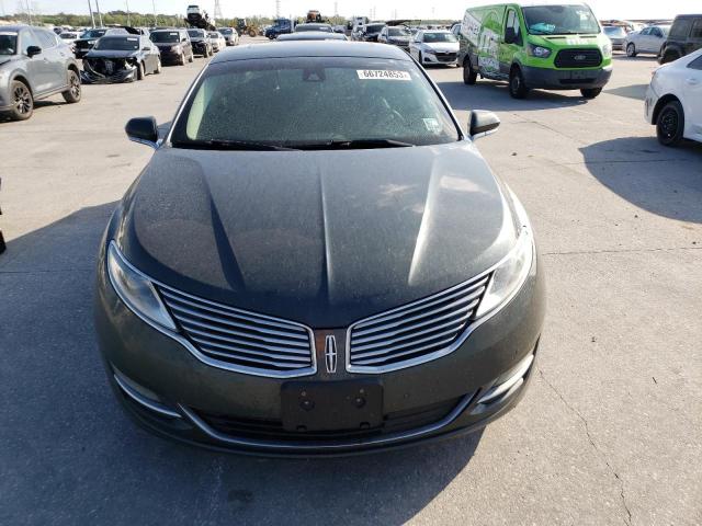 3LN6L2LU0GR603290 - 2016 LINCOLN MKZ HYBRID GRAY photo 5