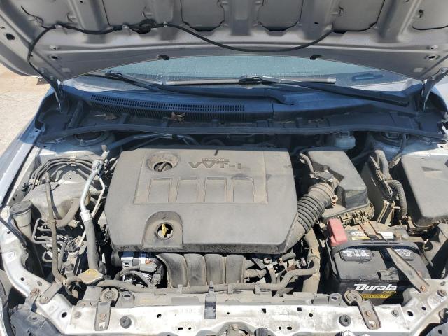 5YFBU4EE9CP066694 - 2012 TOYOTA COROLLA BASE Արծաթագույն լուսանկար 11