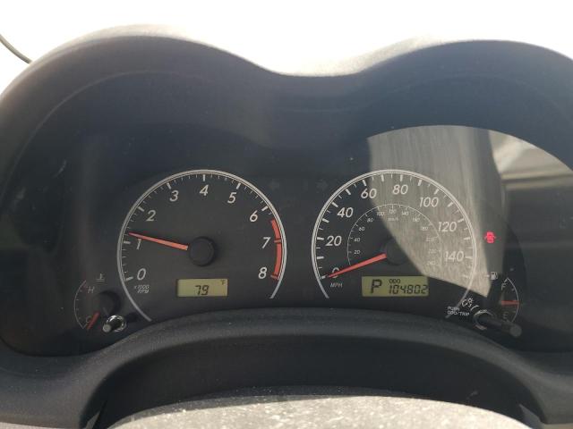 5YFBU4EE9CP066694 - 2012 TOYOTA COROLLA BASE Արծաթագույն լուսանկար 9