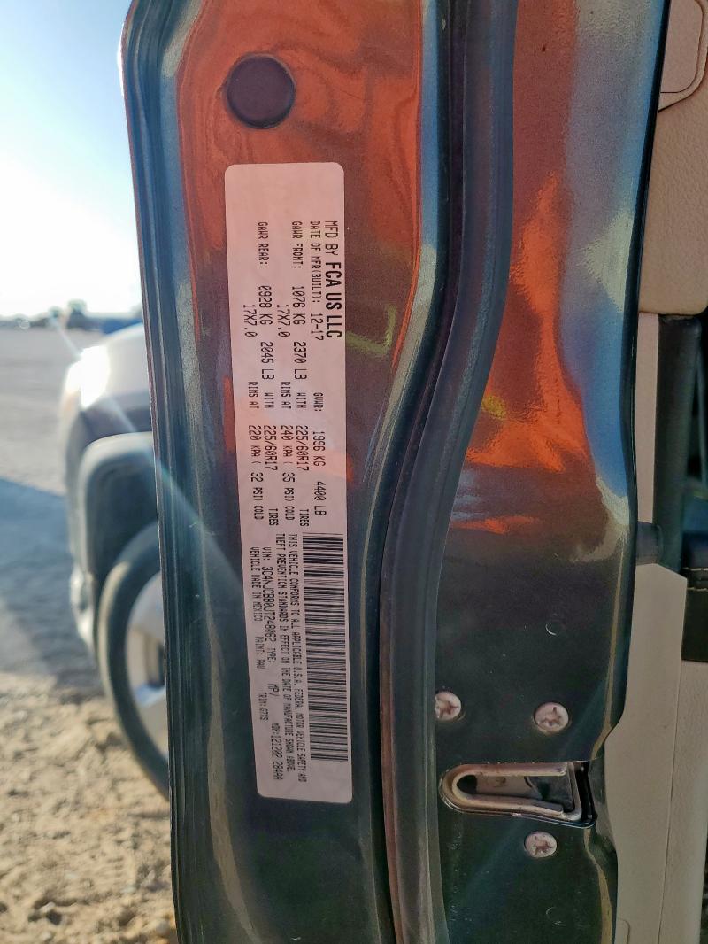 3C4NJCBB0JT248062 - 2018 JEEP COMPASS LATITUDE GRAY photo 12