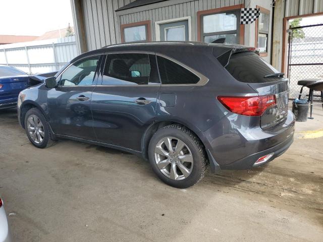 5FRYD4H8XEB012141 - 2014 ACURA MDX ADVANCE GRAY photo 2