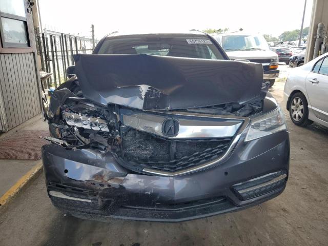 5FRYD4H8XEB012141 - 2014 ACURA MDX ADVANCE GRAY photo 5