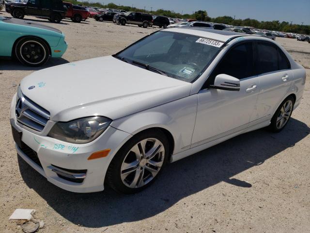 WDDGF8AB6DR241029 - 2013 MERCEDES-BENZ C300 300 4MATIC WHITE photo 1