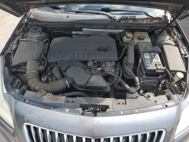 W04GR5EC6B1004792 - 2011 BUICK REGAL CXL GRAY photo 11