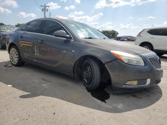 W04GR5EC6B1004792 - 2011 BUICK REGAL CXL GRAY photo 4