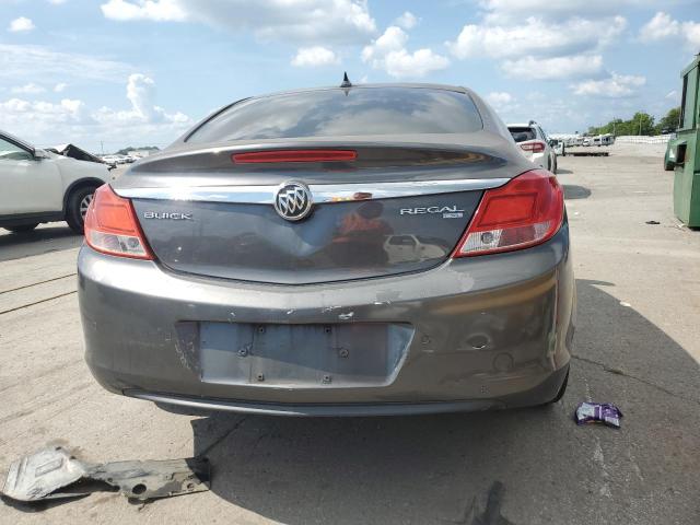 W04GR5EC6B1004792 - 2011 BUICK REGAL CXL GRAY photo 6