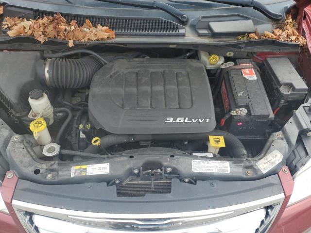 2C4RC1BG4DR647849 - 2013 CHRYSLER TOWN & COU TOURING RED photo 11